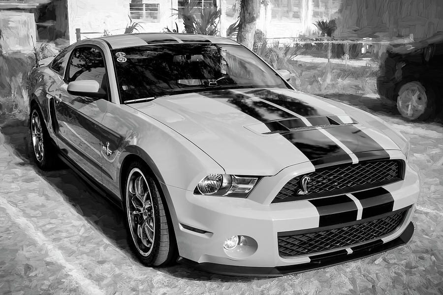 2010 Ford Shelby Mustang GT500 002 Photograph by Rich Franco