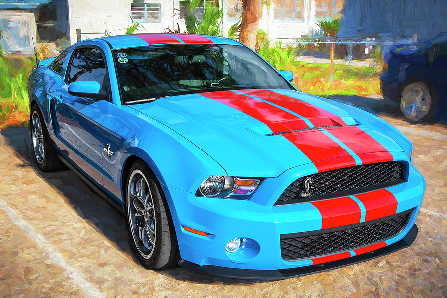 2010 Ford Shelby Mustang GT500 Super Snake 101 Photograph by Rich Franco