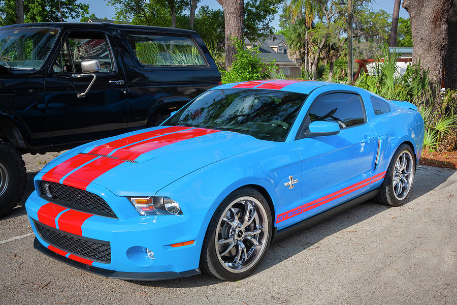 2010 Ford Shelby Mustang GT500 Super Snake 750HP 002 Photograph by Rich Franco