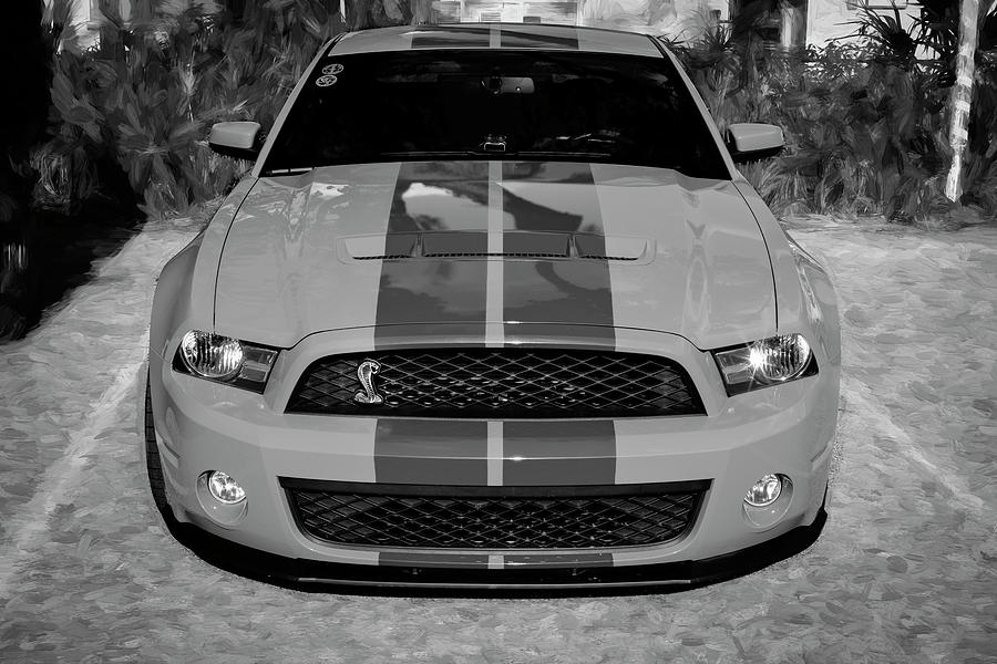 2010 Ford Shelby Mustang GT500 Super Snake 750HP 004 Photograph by Rich Franco