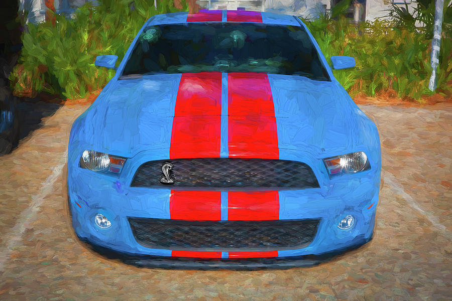 2010 Ford Shelby Mustang GT500 Super Snake 750HP 005 Photograph by Rich Franco