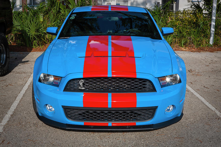 2010 Ford Shelby Mustang GT500 Super Snake 750HP 006 Photograph by Rich Franco