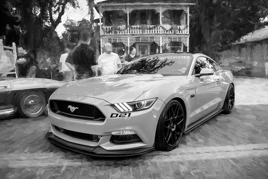 2016 Ford Mustang Pettys Garage 001 Photograph by Rich Franco