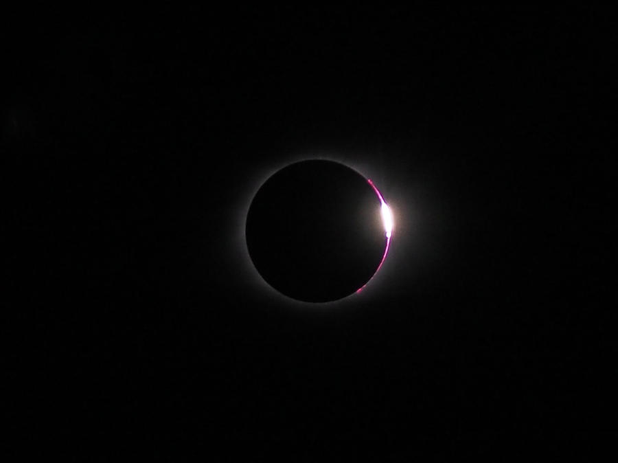 2017 Eclipse Diamond Ring Photograph by Life Makes Art