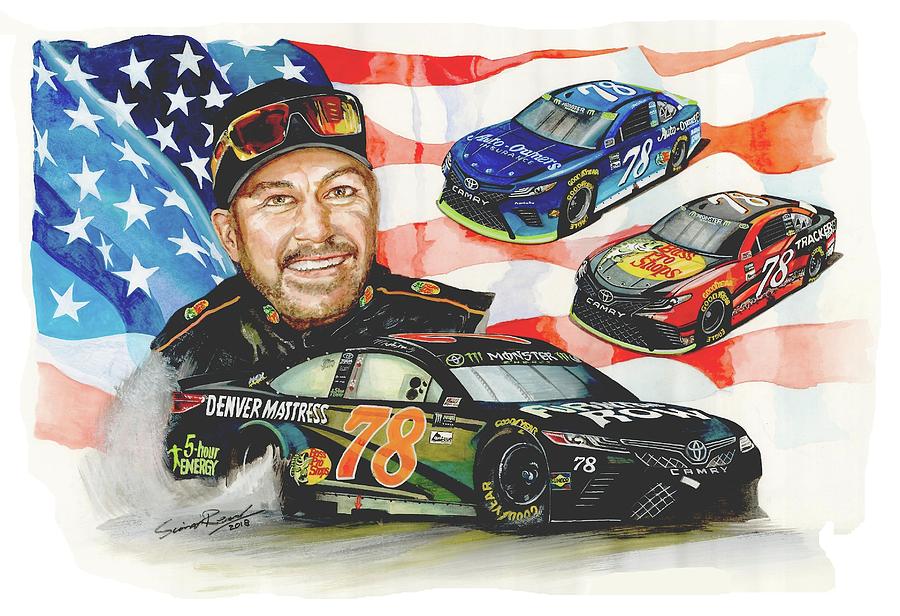 2017 NASCAR Champion Painting by Simon Read