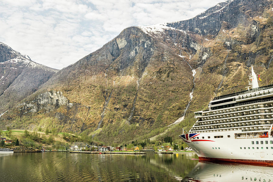 201805080-009 Cruise Ship To Flaam Photograph