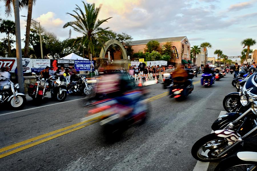 2019 Daytona Beach Bike Week, Cruising Down Main Street Photograph by ...