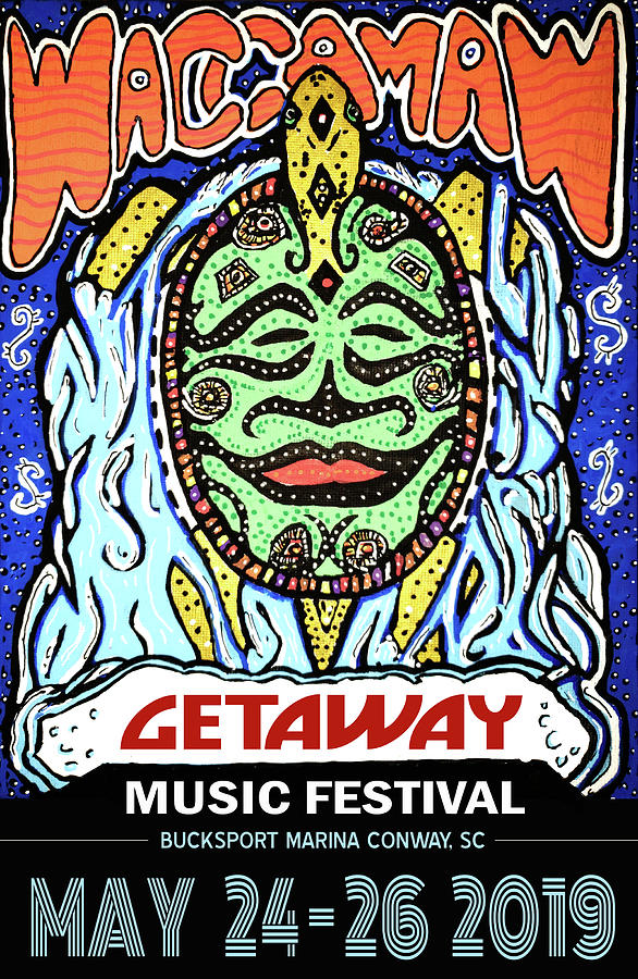 2019 Waccamaw Getaway Festival Mixed Media by J Paul Smith - Pixels