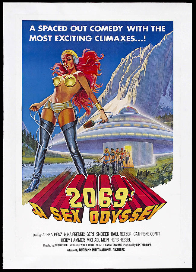 2069 A Sex Odyssey Old Film Advertising Poster reproduction 