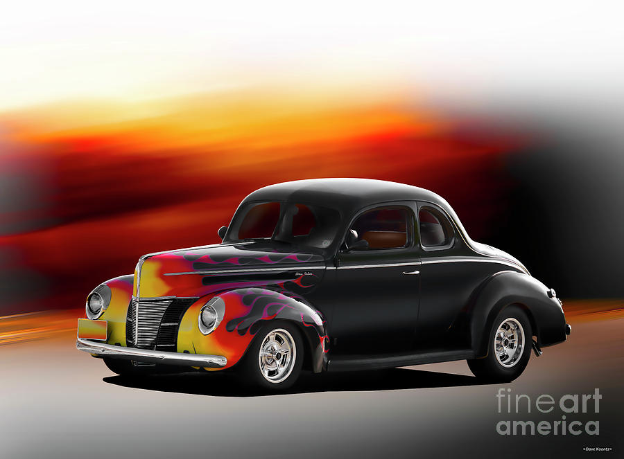 1940 Ford Deluxe Coupe Photograph by Dave Koontz | Fine Art America