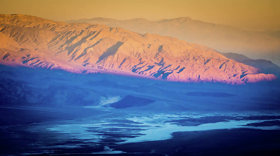Beautiful Sunrise Over Mountain Layers Over Death Valley Nationa #21 Photograph by Alex Grichenko