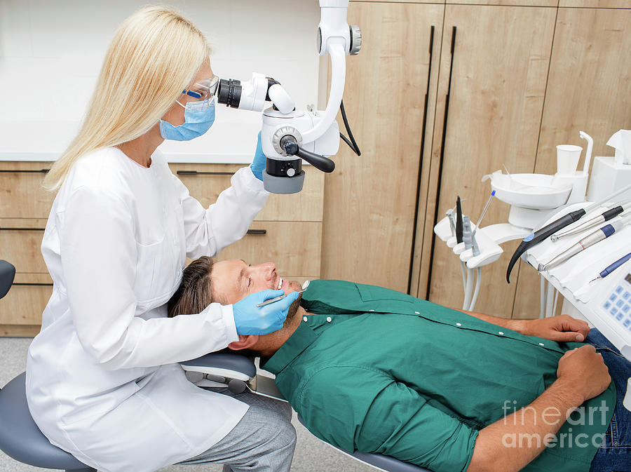 Dental Examination Photograph by Peakstock / Science Photo Library Pixels