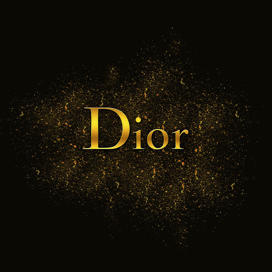 Dior Blue Logo Wallpaper
