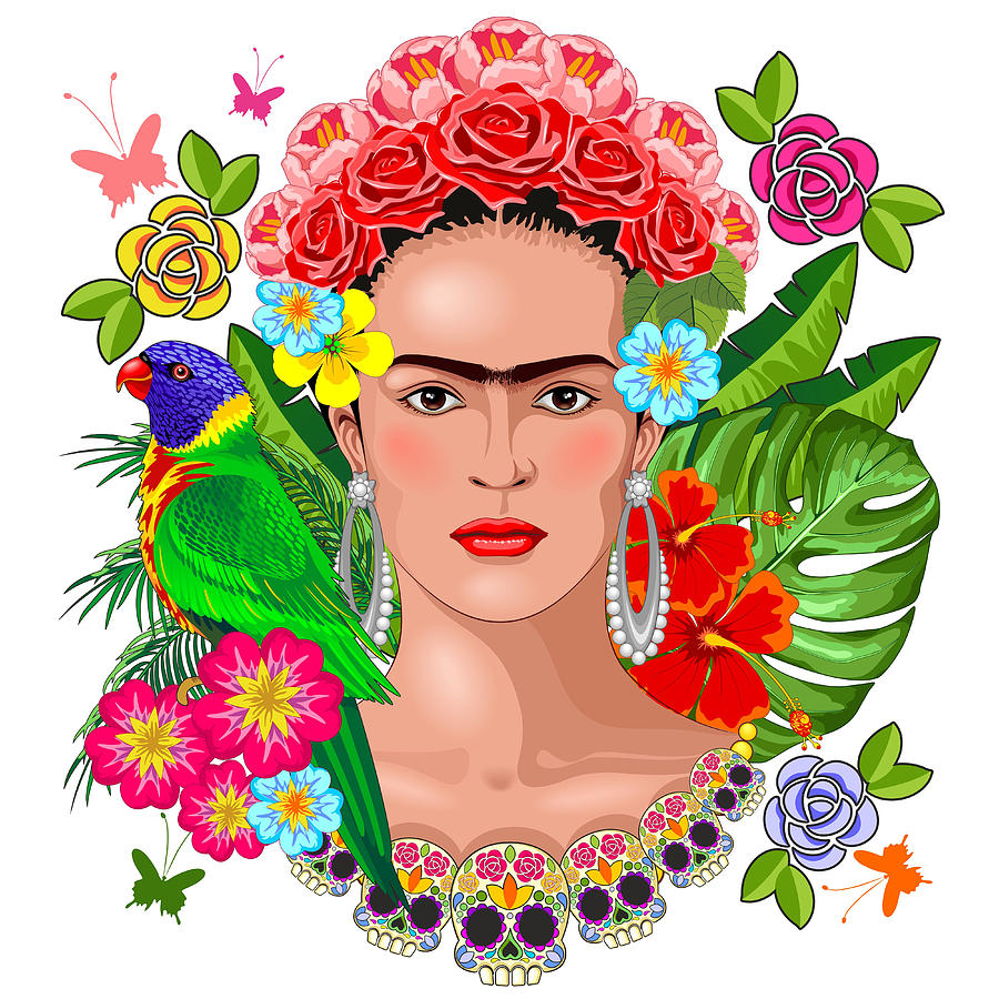 Frida Kahlo Digital Art By Martina Muench   21 Frida Kahlo Martina Muench 