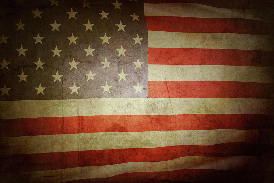 American flag No.194 Photograph by Les Cunliffe