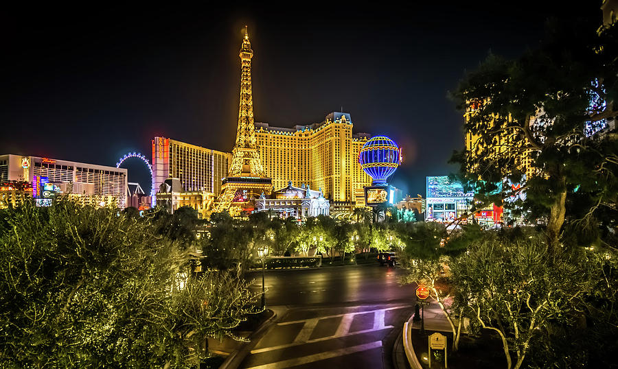 Nigh Life And City Skyline In Las Vegas Nevada #21 Photograph by Alex Grichenko