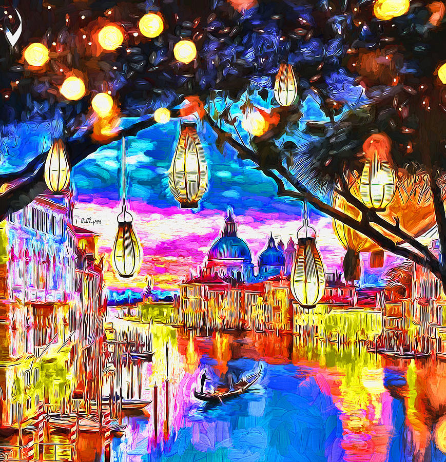 21 of 100 SPECIAL DISCOUNT - Magic in Venice Painting by Nenad Vasic