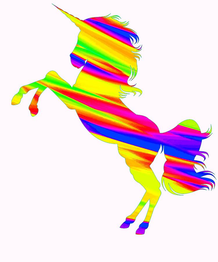 Rainbow Spiral Star Unicorn Design Poop Emoji Digital Art by Lin ...