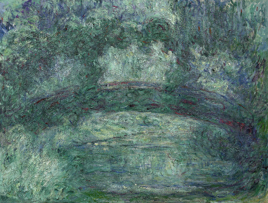 Claude Monet Painting - The Japanese Bridge #21 by Claude Monet