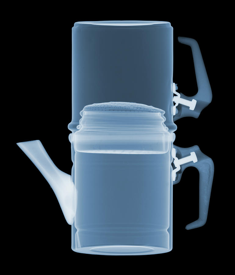 X-ray Of A Coffee Pot #21 Photograph by Ted M. Kinsman