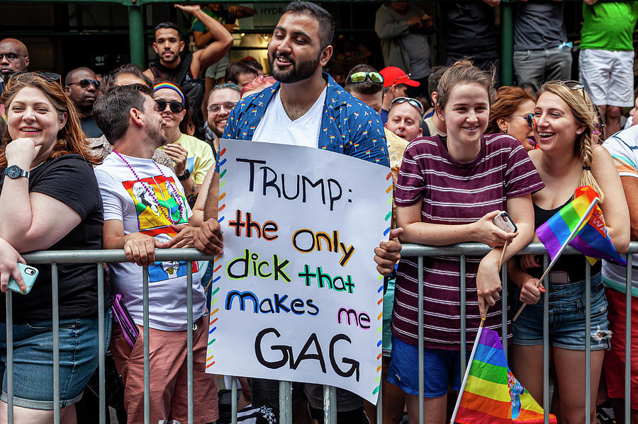 Gay Pride Parade NYC 6_30_2019 - 50th Anniversary 0f Stonewall R #22 Photograph by Robert Ullmann