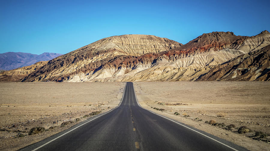 Lonely Road In Death Valley National Park In California #22 Photograph by Alex Grichenko