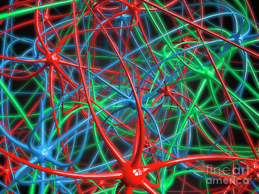 Neural Network #22 Photograph by Laguna Design/science Photo Library
