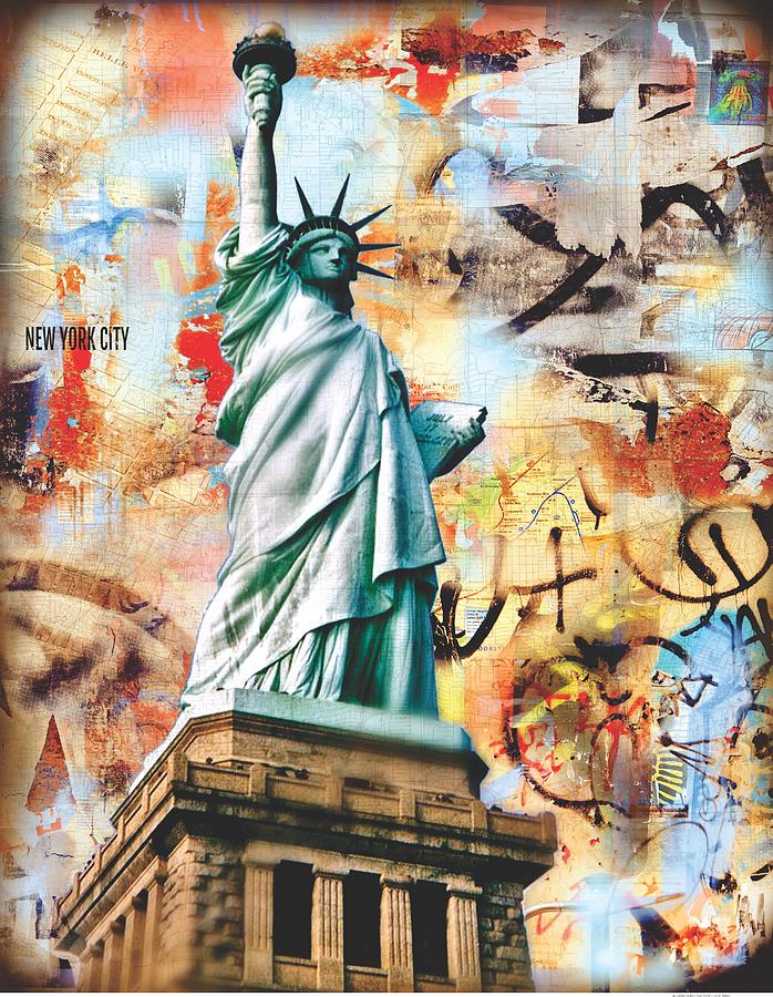 New York Mixed Media by Javier Lopez Rotella - Fine Art America