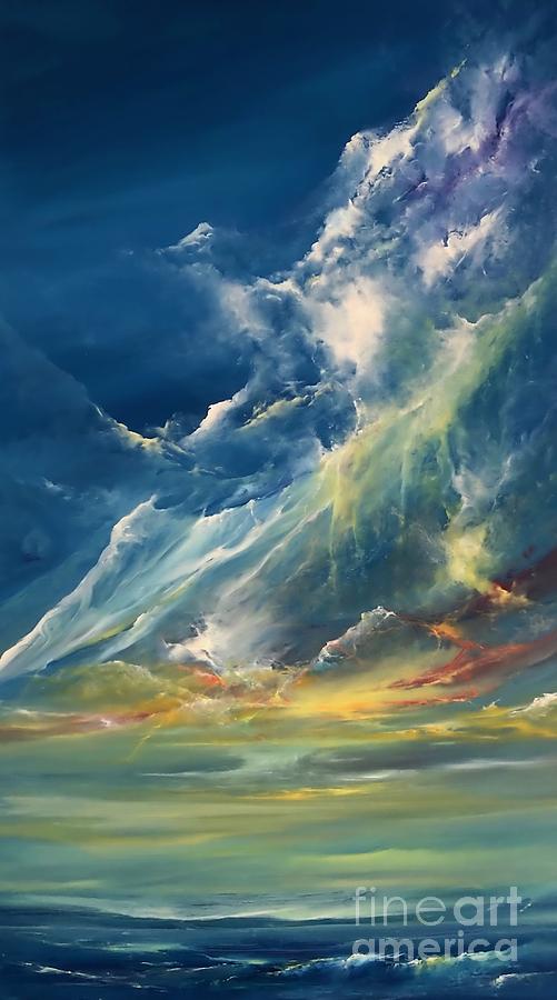 Seascape Painting - 221 by Lex Halakan