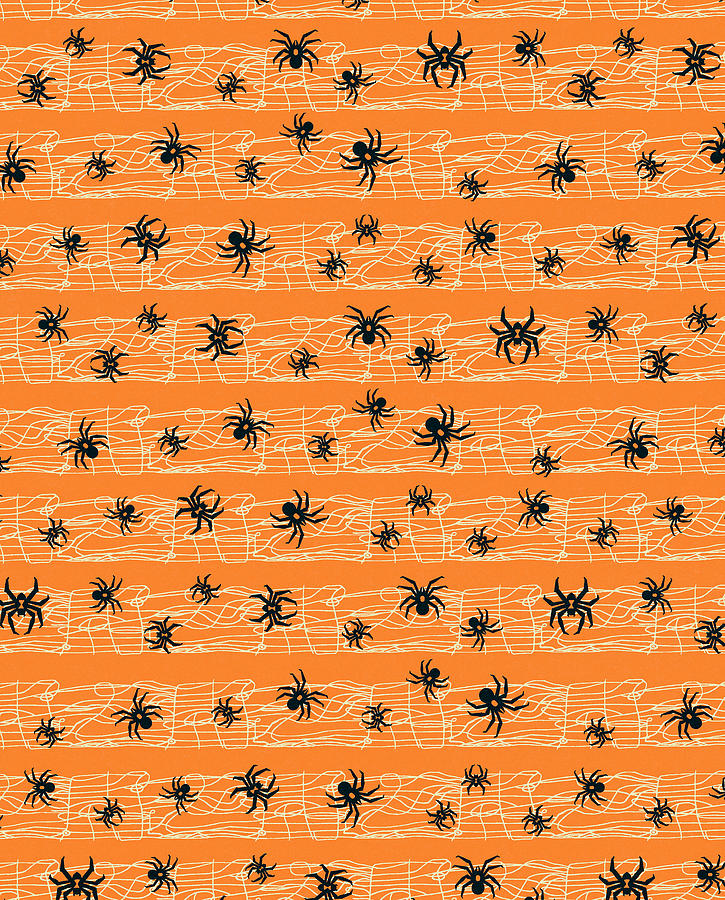 Halloween Drawing - Abstract pattern #222 by CSA Images