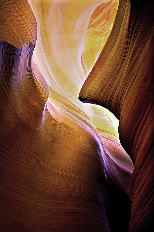 Abstract Sandstone Sculptured Canyon #23 Photograph by Mitch Diamond