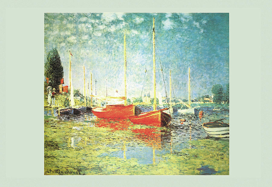 Claude Monet Painting - Argenteuil #23 by Claude Monet