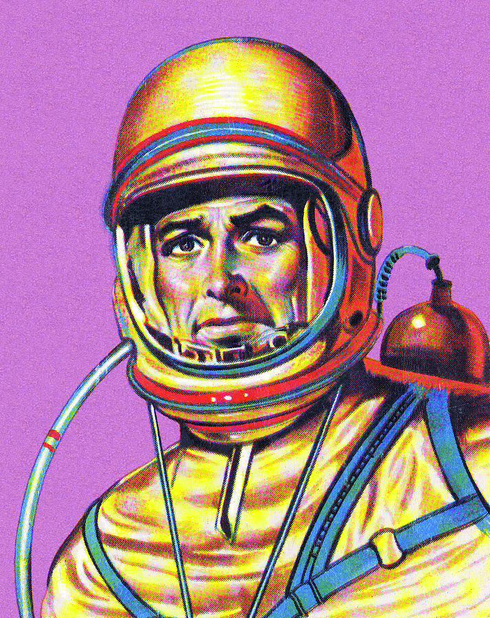 Science Fiction Drawing - Astronaut #23 by CSA Images