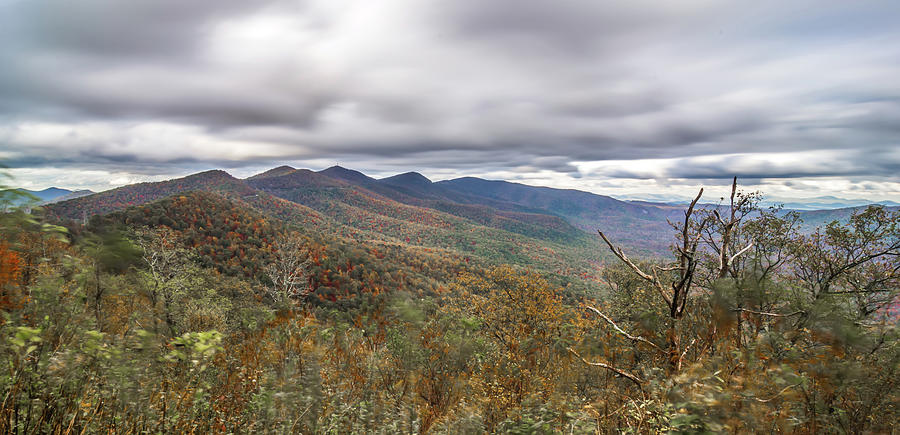 Blue Ridge And Smoky Mountains Changing Color In Fall #23 Photograph by Alex Grichenko