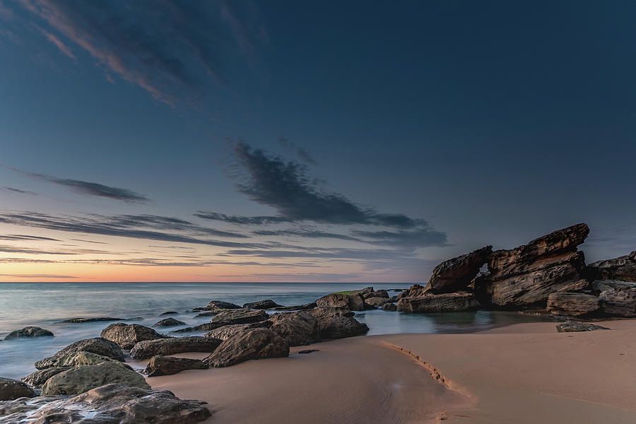 Coastal Sunrise Seascape by Merrillie Redden Coastal Sunrise Seascape by Merrillie Redden