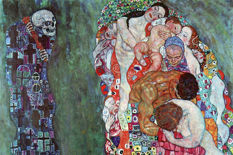 Gustav Klimt Painting - Death and Life #23 by Gustav Klimt