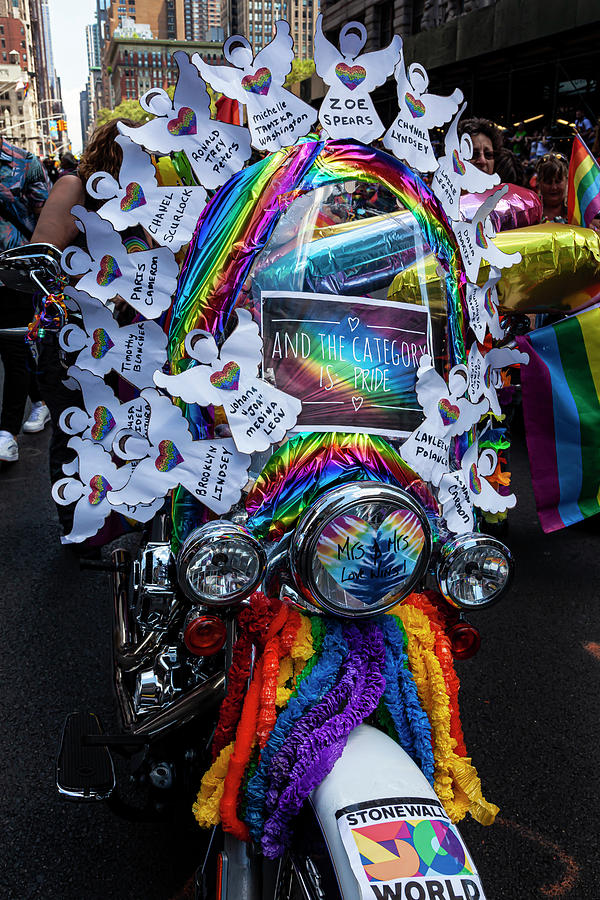 Gay Pride Parade NYC 6_30_2019 - 50th Anniversary 0f Stonewall R #23 Photograph by Robert Ullmann