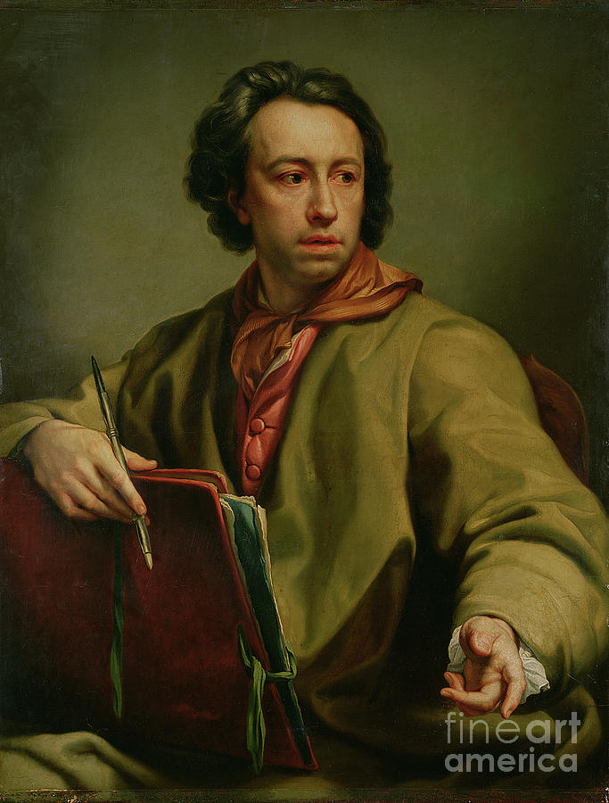 Self Portrait Painting by Anton Raphael Mengs