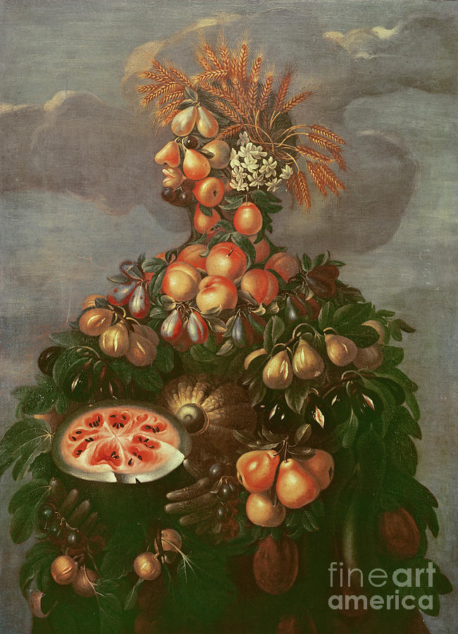 Onion Painting - Summer by Giuseppe Arcimboldo
