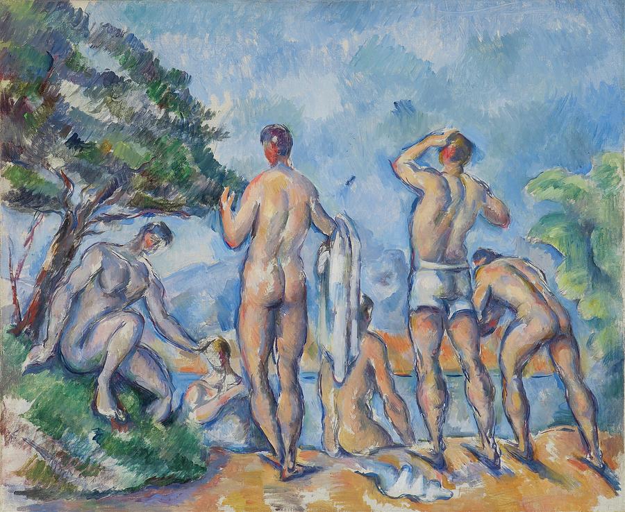 Paul Cezanne Painting - Bathers by Paul Cezanne