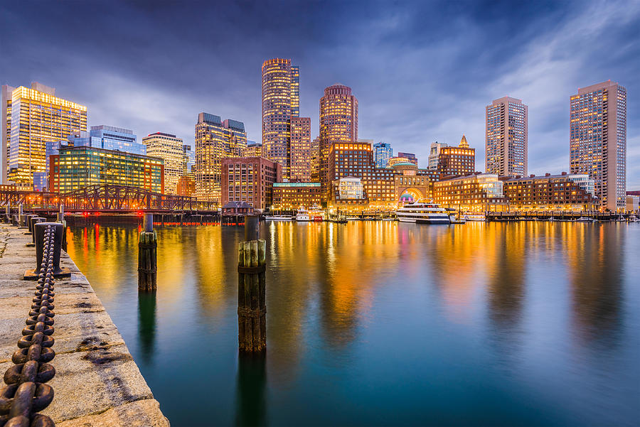 Boston, Massachusetts, Usa Downtown Photograph by Sean Pavone - Fine ...