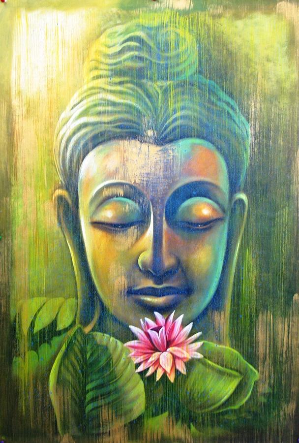 Buddha Painting by Vishal Gurjar - Fine Art America