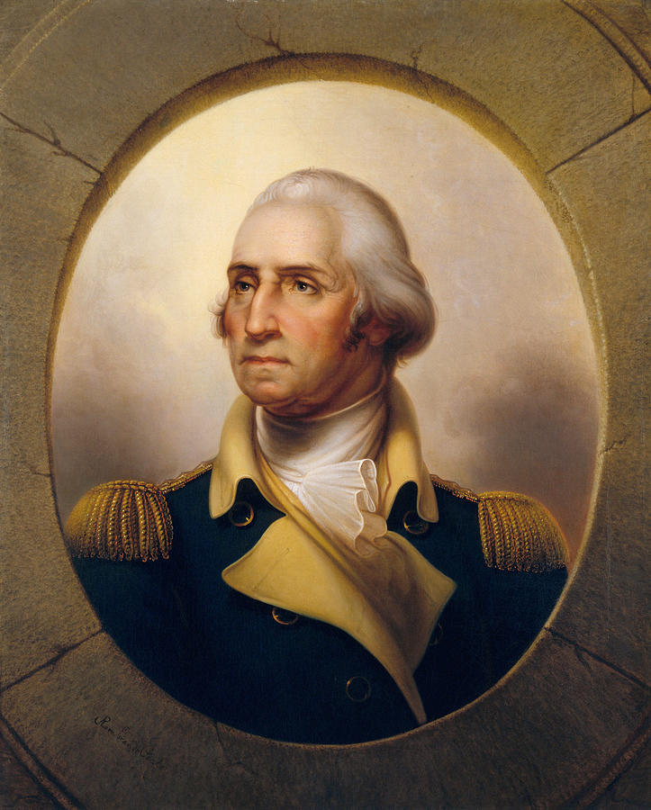 George Washington Painting by Rembrandt Peale - Fine Art America