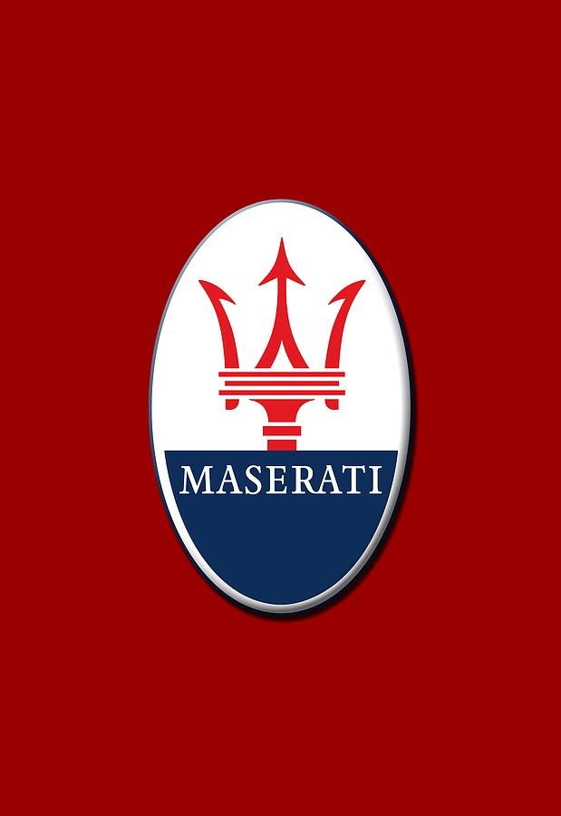 Maserati Logo Photograph by Maserati Logo
