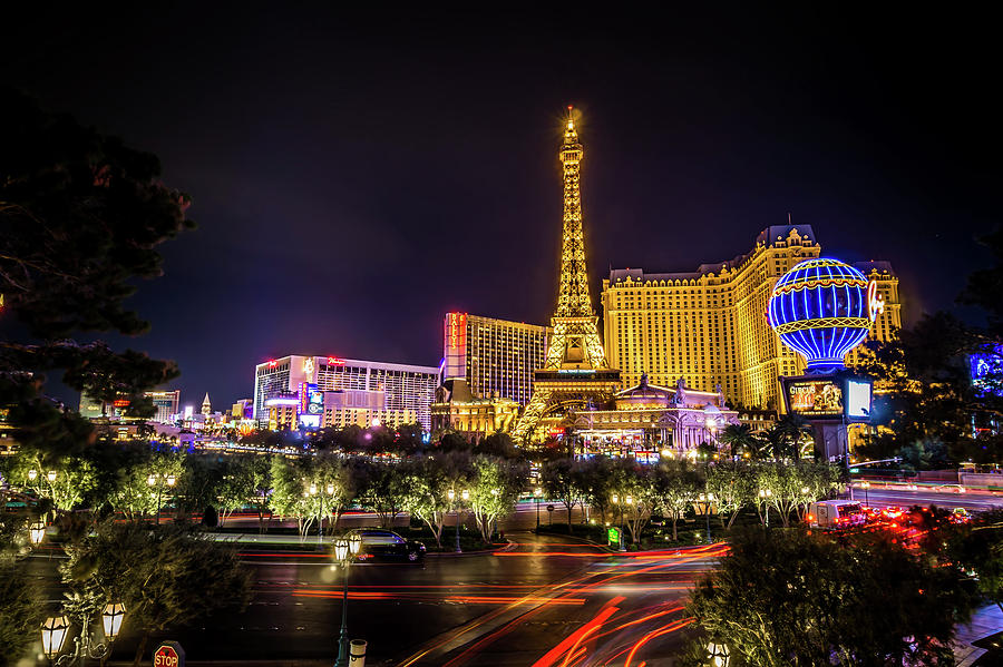 Nigh Life And City Skyline In Las Vegas Nevada #24 Photograph by Alex Grichenko