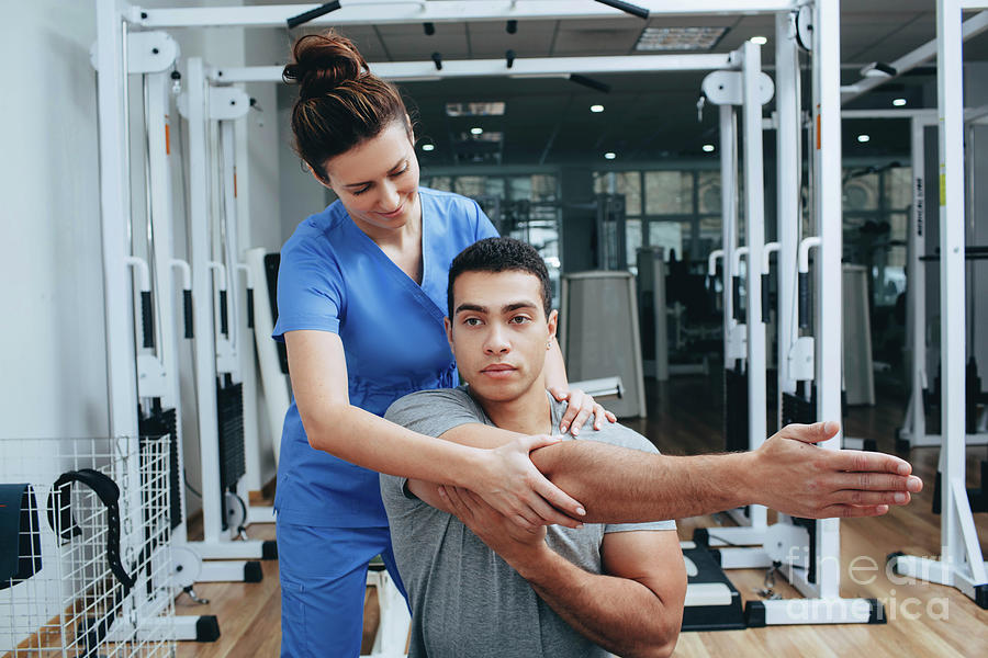 Physiotherapy Photograph by Peakstock / Science Photo Library - Fine ...