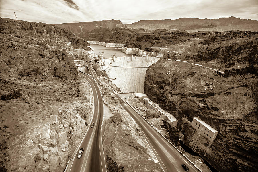 Wandering Around Hoover Dam On Lake Mead In Nevada And Arizona #24 Photograph by Alex Grichenko