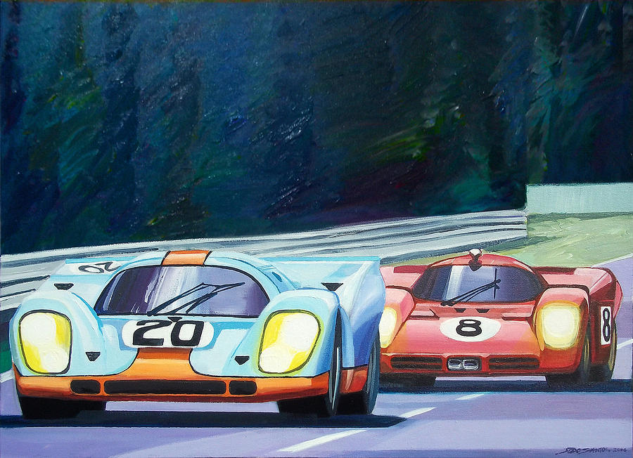 Le Mans 70's Painting by Joao Santos - Fine Art America