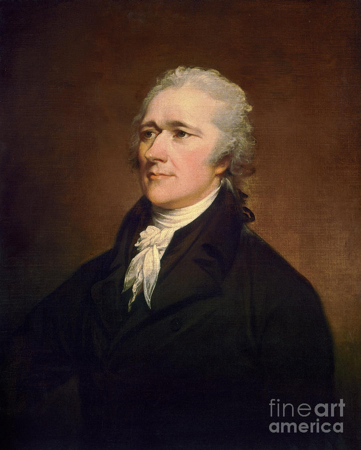 Alexander Hamilton Painting by John Trumbull