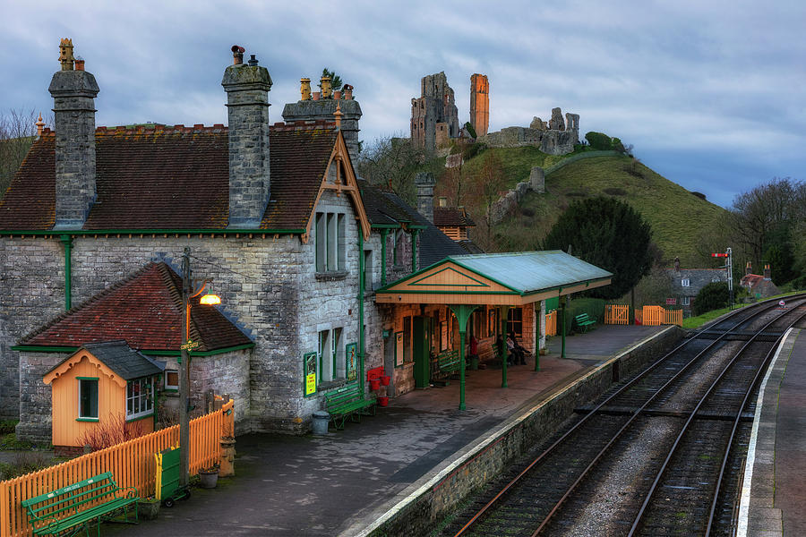Train Photograph - Corfe Castle - England #25 by Joana Kruse